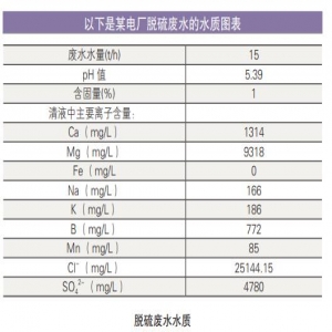 脱硫废水常规处理技术